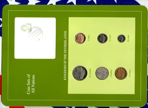 Coin Sets of All Nations Netherlands 1987-1994 UNC 1 Gulden 1987 2.5 Gulden 1991 - Picture 1 of 4