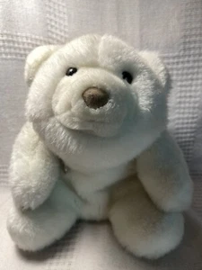 12" Classic GUND PLATINUM Edition White POLAR BEAR SNUFFLES Plush Toy 1980 EUC * - Picture 1 of 8