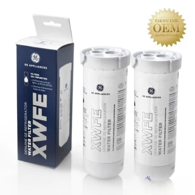 2 Pack - Genuine GE XWFE Refrigerator Water Filter With RFID Chip - Image 1 of 4
