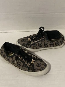 Zapatillas Michael Kors City con logotipo característico talla 8 J342 - Imagen 1 de 8