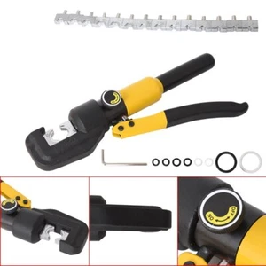 Hydraulic Crimper Crimping Tool/w 8 Dies Wire Battery Cable Lug Termina 6 MT - Picture 1 of 7