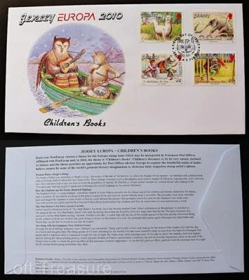 Jersey Stamps: Europa CEPT "Children's Books" First Day Cover 2010 - Image 1 of 3