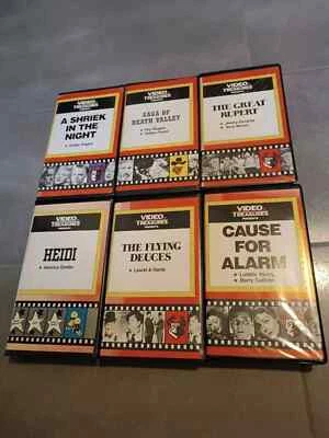 Video Treasures Collection VHS 6 Stück Schwarzweiß Klassiker Filme - Bild 1 von 2