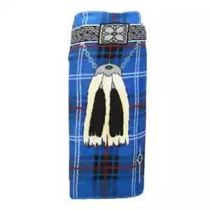 SCOTTISH Beach Towel Genuine Insta-Kilt Blue Design - Scotland Gift or Souvenir - Picture 1 of 2