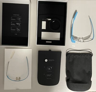 Google Glass Edición Explorer Modelo XE-C Sky + Marco Prescrito + Pantalla + Buds Foto 1 de 4