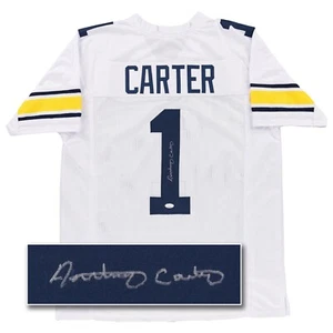 Anthony Carter Signed Jersey (JSA COA) Michigan Wolverines College Football - Picture 1 of 7
