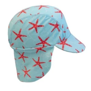 Kids Sun Hat with Neck Protection UPF 50 UV Protection. Starfish Small - Picture 1 of 4