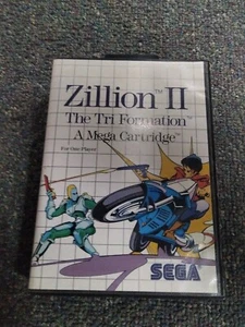 Zillion II 2 The Tri Formation - Sega Master Authentic Original Case Only Nice - Picture 1 of 7