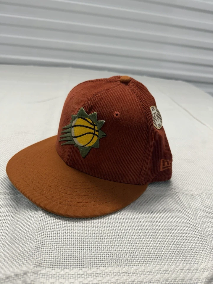 New Era Phoenix Suns Corduroy Fitted Hat 7 1/4 - Image 1 of 4