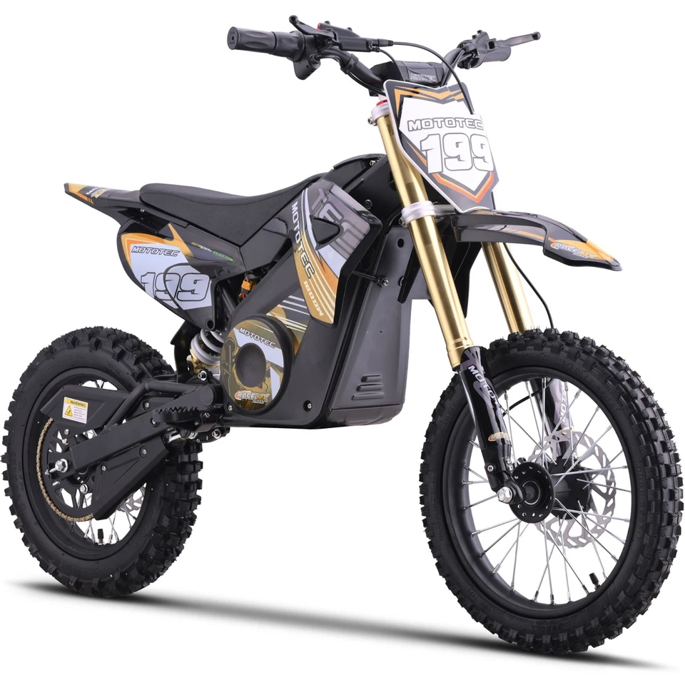 MotoTec 48v 1800w Pro Bicicleta Elétrica Suja Lítio Off-Road MX Trail Multicolor - Imagem 1 de 4