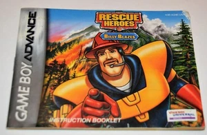 *NUR HANDBUCH Rescue Heroes: Billy Blazes Nintendo Gameboy Advance Booklet - Bild 1 von 2