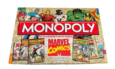Hasbro Marvel Comics Monopoly Complete Board Game Age8+ 2-6Players - Image 1 of 4