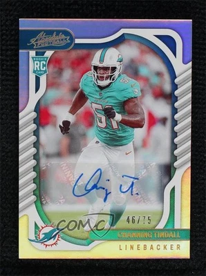 2022 Absolute Rookies Spectrum Signatures /75 Channing Tindall Rookie Auto RC - Image 1 of 2