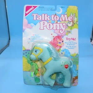 Vintage 1990 Buddy L 1010 MINT GREEN Talk to Me Pony My Little Pony SEALED - Picture 1 of 3