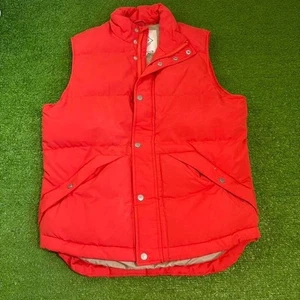 St. John's Bay Men's Size Small Orange Orange Puffer Vest Zip Up NWT - Picture 1 of 7