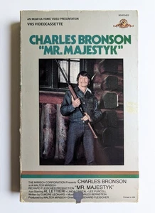 MR. MAJESTYK vhs 1984 MGM/UA Book Box CHARLES BRONSON Vintage Big Box OOP - Picture 1 of 4