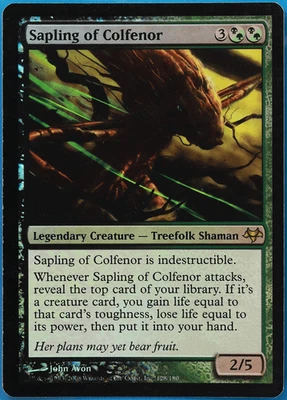 Sapling of Colfenor FOIL Eventide PLD Black Green Rare CARD (501257) ABUGames - Image 1 of 2