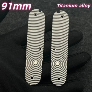 Básculas de agarre de mango de titanio de 3 capas sin sacacorchos para Victorinox SAK de 91 mm - Imagen 1 de 4