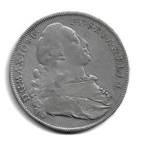 German States Electorate of  Bavaria - MAXIMILIAN III JOSEPH - THALER 1773. - Bild 1 von 2
