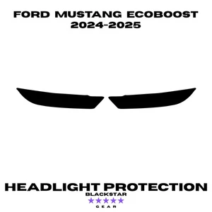 Fits Ford Mustang Eco-Boost 2024-2025 Paint Protection TPU PPF Pre-Cut Kit - Picture 1 of 4