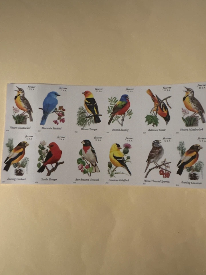 4882-91 MNH Booklet of 20 First Class stamps - "Songbirds" - Image 1 of 2