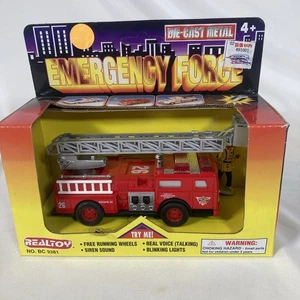 Realtoy #9381 Emergency Force Feuerwehr Spielset mit Feuerwehrmann Stimme Sirene & Licht - Bild 1 von 6