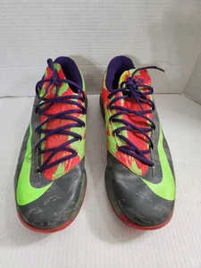 Nike KD Kevin Durant 6 VI Energy Sneakers Size 15 Gray Green 599424-008 - Picture 1 of 6