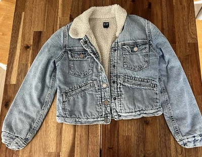 Chaqueta vaquera GAP para niños, talla XL, abotonada Foto 1 de 4
