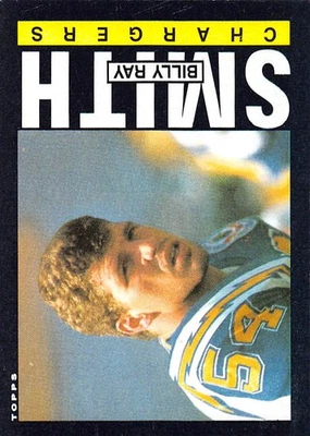1985 Topps #378 Billy Ray Smith San Diego Chargers - Image 1 of 2