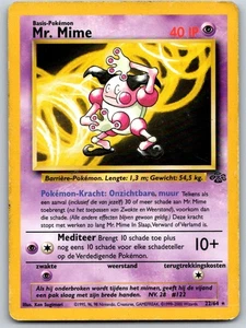 Mr. Mime (22) 22/64 HP-MP Jungle Vintage Pokemon - Picture 1 of 2