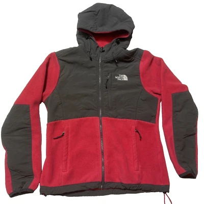 Chaqueta polar con capucha The North Face Denali TNF para mujer S rosa gris Polartec usada en excelente estado Foto 1 de 4