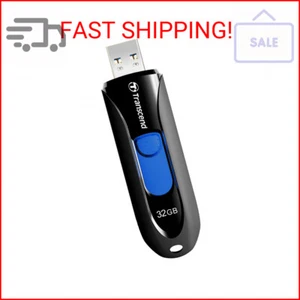 Transcend 32GB JetFlash 790 USB 3.1 Flash Drive (TS32GJF790K),Black - Photo 1/2