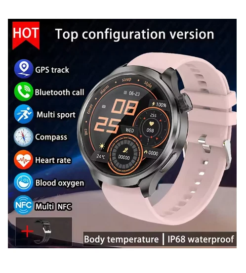 Montre connectée ECG + PPG pour IOS Android gps Bluetooth  - Photo 1/1