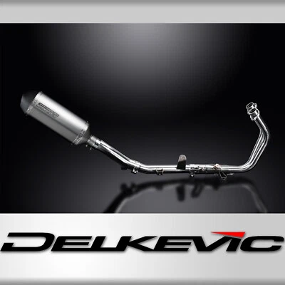 Honda CBR500R CB500F CB500X 13-18 Full Exhaust 2-1 10" X-Oval Titanium Muffler - Image 1 of 4