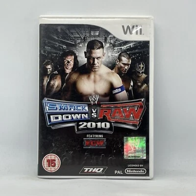WWE Smackdown Vs RAW 2010 - Feat. ECW Nintendo Wii Video Game Free Post PAL - Image 1 of 4