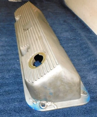 Boss Mustang Cougar 1970 1971 original Boss 302 351 cubierta de válvula de aluminio con aletas Foto 1 de 4