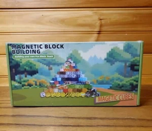 100PCS Magnetic Block Building Set, STEM Toys for Boys & Girls Ages 3+ - Picture 1 of 6
