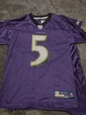 Camiseta de fútbol americano Joe Flacco - Baltimore Ravens #5 NFL (Reebok mediana) Foto 1 de 3