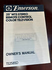 EMERSON TS2585D TS-2585D TV OWNERS MANUAL USERS GUIDE **ORIGINAL**