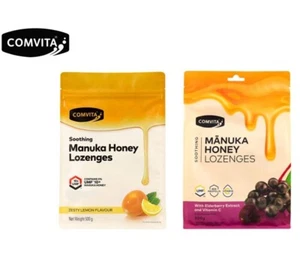 Comvita Manuka Honey Lozenges lemon & honey / Elderberry & vitamin C - Picture 1 of 12