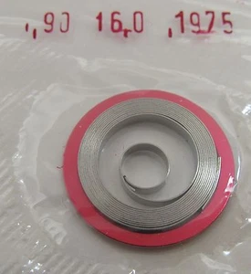 Resorte principal para HP 40 18 lignes reloj bolsillo movimiento para pieza... Henzi & Pfaff - Imagen 1 de 2