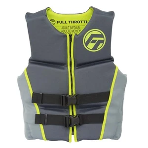 Full Throttle Adult Hinged Rapid Dry USCG Approved Life Jacket Large - Picture 1 of 2