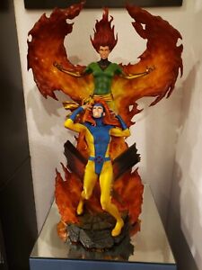 Sideshow Marvel Comics X-Men Phoenix and Jean Grey Maquette Statue #633 No Res!!