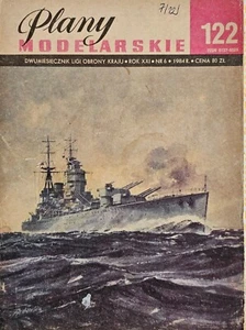 Modellbaupläne Baupläne LOK Plan Modelarskie Rodney Schlachtschiff - Bild 1 von 12
