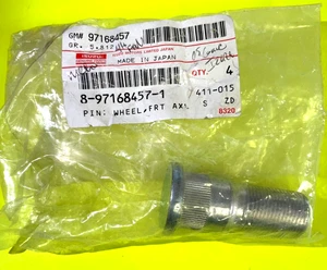 GENUINE ISUZU NPR, NQR 8-97168457-1L WHEEL STUD FRONT AXLE - Picture 1 of 4