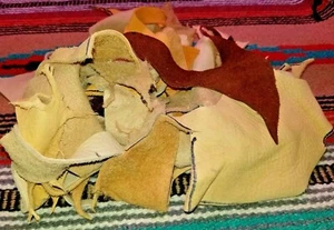 Deer, Elk, Bison Scrap Leather - Exotic Leathers - Crafting Leather - Picture 1 of 30