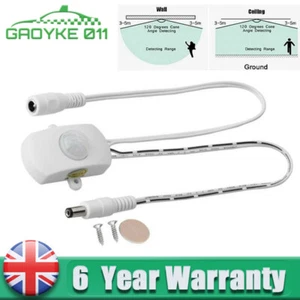 DC 12V/24V Automatic MINI DC LED Strip PIR Body Infrared Motion Sensor Switchs - Picture 1 of 15