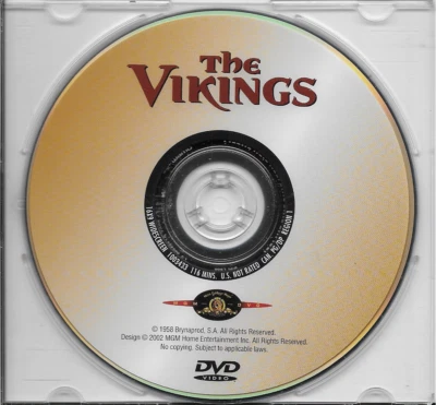 The Vikings (1958) Standard Edition 2002 DVD Like New DISC ONLY - Image 1 of 2