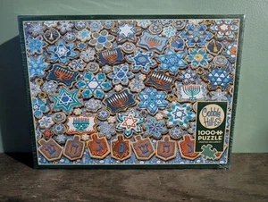 Cobble Hill 'Hanukkah Cookies' Jigsaw Puzzle 1000 Piece with Poster New & Sealed - Picture 1 of 5