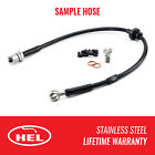 Front HEL Stainless Brake Hose for RENAULT 21 Saloon L48 2.1TD 50kW HS00985